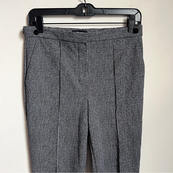 Theory Waist-Tab Pant in Houndstooth Ponte Pants Size 4 - Picture 3 of 8